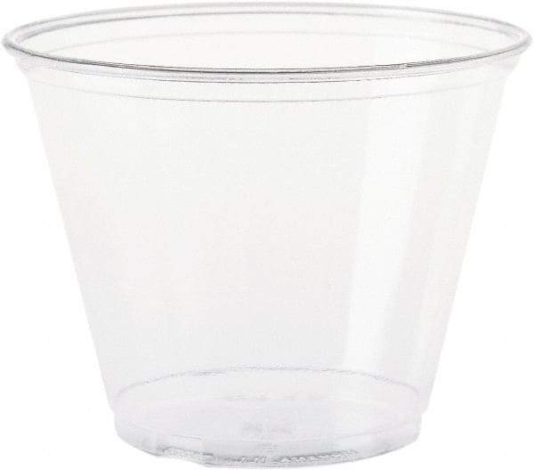 Solo - Ultra Clear Cups, Squat, 9 oz, PET, 50/Bag, 1000/Carton - Clear - Eagle Tool & Supply