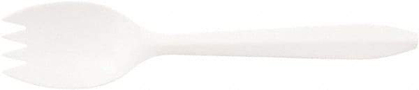 Boardwalk - Mediumweight Polypropylene Cutlery, Spork, 1000/Carton - White - Eagle Tool & Supply