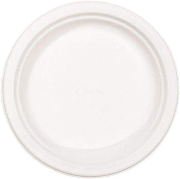 Chinet - Paper Dinnerware, Plate, 8 3/4" dia, 500/Carton - White - Eagle Tool & Supply