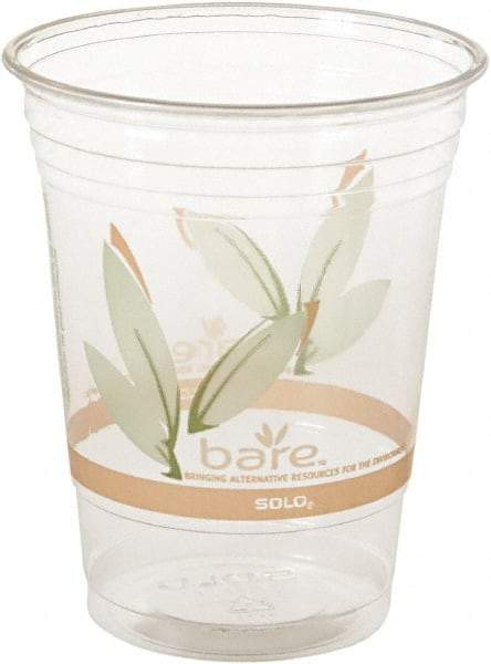 Solo - Bare Eco-Forward RPET Cold Cups, 16-18 oz, Clear, 50/Pack, 1000/Carton - Clear - Eagle Tool & Supply