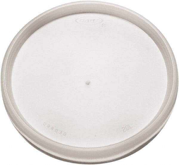 DART - Plastic Lids, for 8, 12, 16 oz Hot/Cold Foam Cups, Vented, 1000/Carton - Translucent - Eagle Tool & Supply