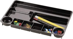 UNIVERSAL - Black Drawer Organizer - Plastic - Eagle Tool & Supply