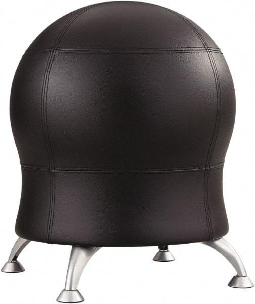 Safco - Black Vinyl Ball Chair - 18-3/4" Wide x 23" High - Eagle Tool & Supply