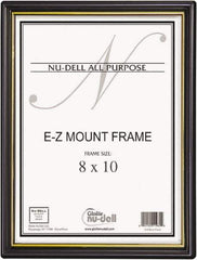 Nudell - Black/Gold Document Holders-Certificate/Document - 10" High x 8" Wide - Eagle Tool & Supply