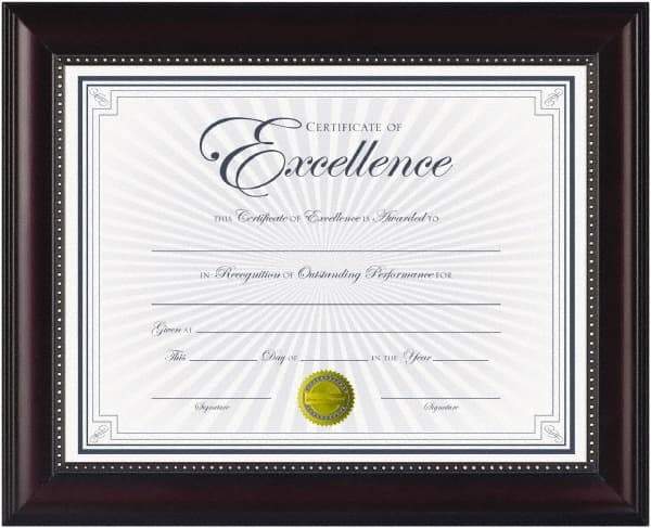 Dax - Rosewood Document Holders-Certificate/Document - 11" High x 8-1/2" Wide - Eagle Tool & Supply