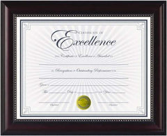 Dax - Rosewood Document Holders-Certificate/Document - 11" High x 8-1/2" Wide - Eagle Tool & Supply