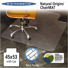 ES Robbins - 53" Long x 45" Wide, Chair Mat - Rectangular, Straight Edge Style - Eagle Tool & Supply