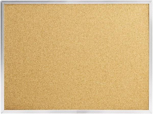 Mead - 24" Wide x 18" High Open Cork Bulletin Board - Natural (Color) - Eagle Tool & Supply