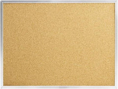 Mead - 24" Wide x 18" High Open Cork Bulletin Board - Natural (Color) - Eagle Tool & Supply