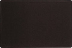 Quartet - 48" Wide x 36" High Cork Bulletin Board - Fabric, Black - Eagle Tool & Supply
