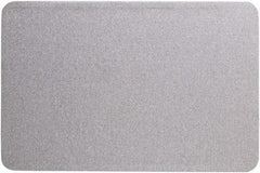 Quartet - 36" Wide x 24" High Cork Bulletin Board - Fabric, Gray - Eagle Tool & Supply