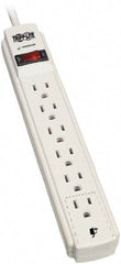 Tripp-Lite - 6 Outlets, 120 VAC15 Amps, 8' Cord, Power Outlet Strip - Floor, Keyhole Mount, 5-15 NEMA Configuration, 10.85" Strip - Eagle Tool & Supply