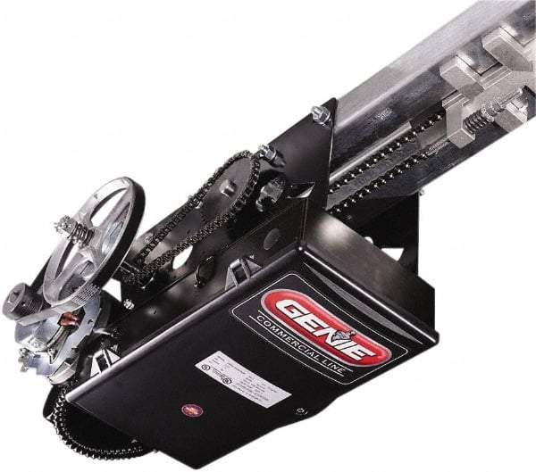 Genie - 1/2 hp 1 Phase Standard Duty Garage Door Trolley Operator Head with Brake - For Use with 14' High Sectional Door - Eagle Tool & Supply