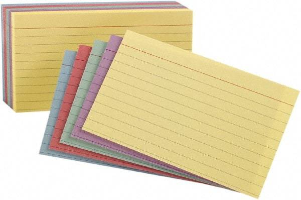 OXFORD - 100 Index Cards - 4 x 6" - Eagle Tool & Supply