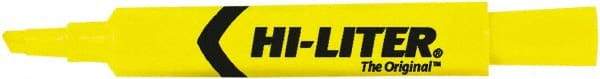 HiLiter - Yellow Highlighter - Chisel Tip, AP Nontoxic Ink - Eagle Tool & Supply