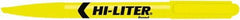 HiLiter - Fluorescent Yellow Highlighter - Chisel Tip, AP Nontoxic Ink - Eagle Tool & Supply
