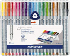 Staedtler - Assorted Colors Marker - Ultra Fine Tip, Water Base Ink - Eagle Tool & Supply