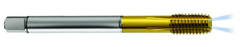 M12 x 1.50 Dia. - 6HX - 5 FL - PM Cobalt Semi-Bott Tap-TiN-Coolant-Thru-FORM-C DIN 374 - Eagle Tool & Supply