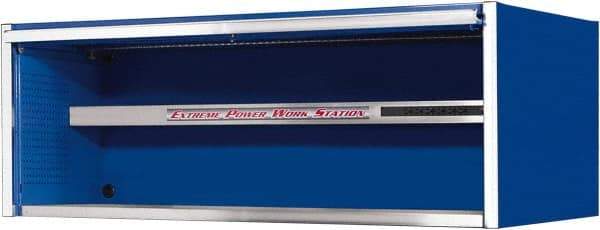 EXTREME TOOLS - Tool Storage Workstation - 72" Wide x 30" Deep x 26-3/8" High, 11 Gauge Steel, Blue - Eagle Tool & Supply