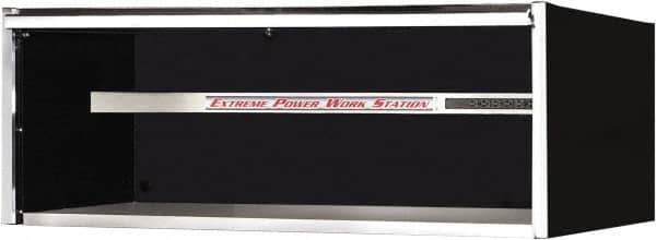 EXTREME TOOLS - Tool Storage Workstation - 72" Wide x 30" Deep x 26-3/8" High, 11 Gauge Steel, Black - Eagle Tool & Supply