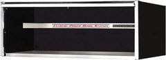 EXTREME TOOLS - Tool Storage Workstation - 72" Wide x 30" Deep x 26-3/8" High, 11 Gauge Steel, Black - Eagle Tool & Supply