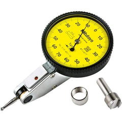 Mitutoyo - Dial Test Indicators Maximum Measurement (mm): 0.14 Dial Graduation (mm): 0.0010 - Eagle Tool & Supply