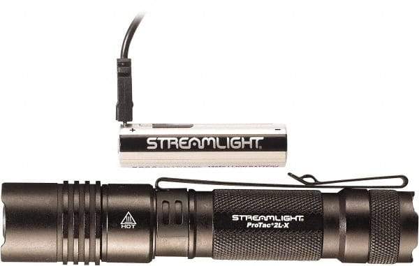 Streamlight - White LED Bulb, 500 Lumens, Industrial/Tactical Flashlight - Black Aluminum Body, 1 18650 Lithium-Ion Battery Included - Eagle Tool & Supply