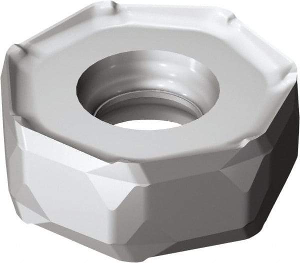 Sandvik Coromant - 745R2109 M31 Grade 1130 Carbide Milling Insert - AlTiCrN Finish, 9mm Thick, 21mm Inscribed Circle, 1mm Corner Radius - Eagle Tool & Supply