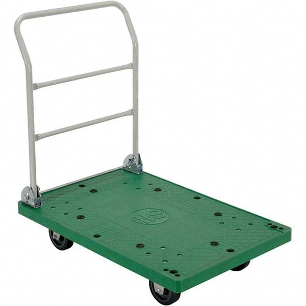 Vestil - 500 Lb Capacity Plastic/Steel Platform Truck - 24" OAW - Eagle Tool & Supply