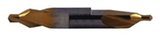 #11 x 1-1/4 OAL 60° HSS Combined Drill & Countersink-TiN Coated - Eagle Tool & Supply