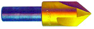 3/4 100° 3 Flute High Speed Steel Countersink-TiN - Eagle Tool & Supply