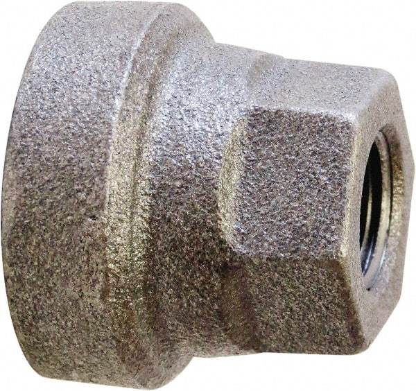 Made in USA - Size 2-1/2 x 2", Class 125, Cast Iron Black Pipe Reducing Coupling - 175 psi, FPT End Connection - Eagle Tool & Supply