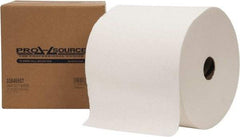 PRO-SOURCE - Dry General Purpose Wipes - Jumbo Roll, 12" x 12" Sheet Size, White - Eagle Tool & Supply