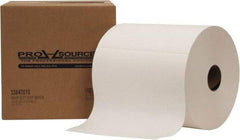 PRO-SOURCE - Dry Shop Towel/Industrial Wipes - Jumbo Roll, 12" x 12" Sheet Size, White - Eagle Tool & Supply