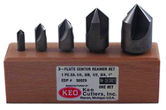 5 Pc Set 90° Three Flute Countersinks - Eagle Tool & Supply