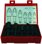 7 Pc Set-82° 6 Flute Countersinks - Eagle Tool & Supply