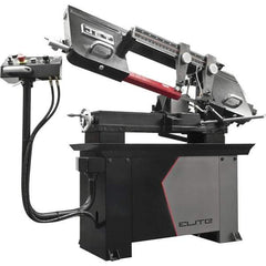 Jet - 8 x 13" Manual Horizontal Bandsaw - 1 Phase, 115/230 Volts, Variable Speed Pulley Drive - Eagle Tool & Supply