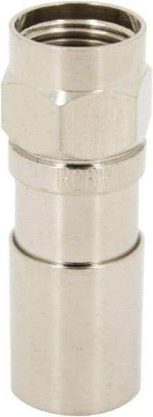 Ideal - Straight, RTQ Compression Coaxial Connector - Compatible with RG6 - Eagle Tool & Supply