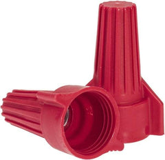 Ideal - 2, 14 to 5, 12 AWG, 600 Volt, Flame Retardant, Wing Twist on Wire Connector - Red, 221°F - Eagle Tool & Supply