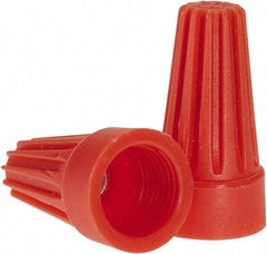 Ideal - 2, 18 to 2, 14 AWG, 600 Volt, Flame Retardant, Standard Twist on Wire Connector - Orange, 221°F - Eagle Tool & Supply