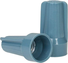 Ideal - 2, 12 to 2, 6 AWG, 600 Volt, Flame Retardant, Standard Twist on Wire Connector - Blue & Gray, 221°F - Eagle Tool & Supply