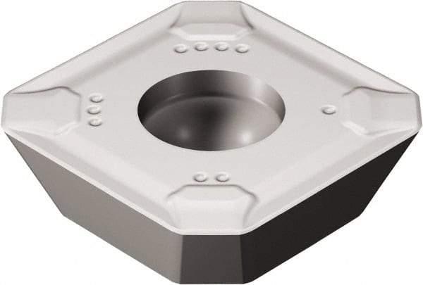 Sandvik Coromant - R24512T3 KM Grade H13A Carbide Milling Insert - Uncoated, 5/32" Thick, 13.4mm Inscribed Circle, 1.5mm Corner Radius - Eagle Tool & Supply