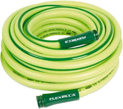 Legacy - 75' Long Garden Hose - 5/8" Diam, 3/4" GHT, Hybrid Polymer, 150 psi, All Season, Green - Eagle Tool & Supply