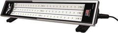 O.C. White - 24 VDC, 36 Watt, Linear Machine Light - Direct Mount, Magnetic Mount, 12 Ft. Cord, IP67, 19 Inch Tube, Integrated Ballast, Black - Eagle Tool & Supply