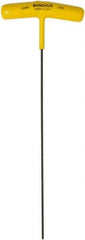 Bondhus - 3/32" Hex, T-Handle Cushion Grip, Hex Key - 9" OAL, Protanium High Torque Steel, Inch System of Measurement - Eagle Tool & Supply