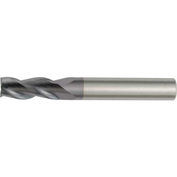 Kennametal - 16mm, 3 Flute, Single End, Solid Carbide, Corner Chamfer End Mill - 92mm OAL, 45° Helix, Right Hand Flute, 26mm LOC, Right Hand Cut - Eagle Tool & Supply