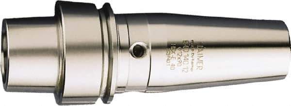 HAIMER - 16mm Hole Diam, HSK40E Taper Shank Shrink Fit Tool Holder & Adapter - 90mm Projection, 27mm Nose Diam, 50mm Clamping Depth, 25,000 RPM - Exact Industrial Supply