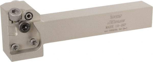Iscar - MAH, External, Right Hand, Indexable Grooving Tool Holder - 3/4" Shank Height, 3/4" Shank Width, 5" OAL, Through Coolant - Eagle Tool & Supply