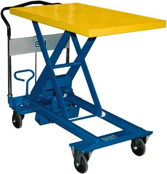 Southworth - 1,100 Lb Capacity Portable Foot-Operated Scissor Lift Table - 11.8" to 36-3/5" Lift Height, 35.81" Platform Length x 23.6" Platform Width - Eagle Tool & Supply