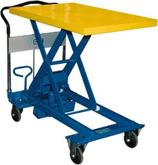 Southworth - 1,100 Lb Capacity Portable Foot-Operated Scissor Lift Table - 11.8" to 36-3/5" Lift Height, 35.81" Platform Length x 23.6" Platform Width - Eagle Tool & Supply